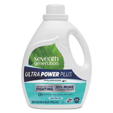 Seventh Generation® Natural Liquid Laundry Detergent, Ultra Power Plus, Fresh Scent, 54 Loads, 95 Oz freeshipping - TVN Wholesale